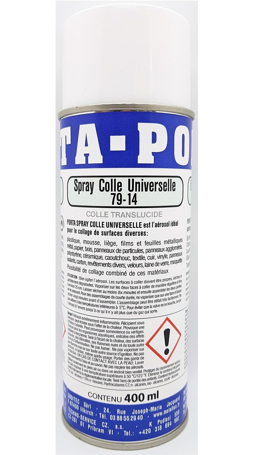 Porta universele lijm spray, inhoud: 400 ml