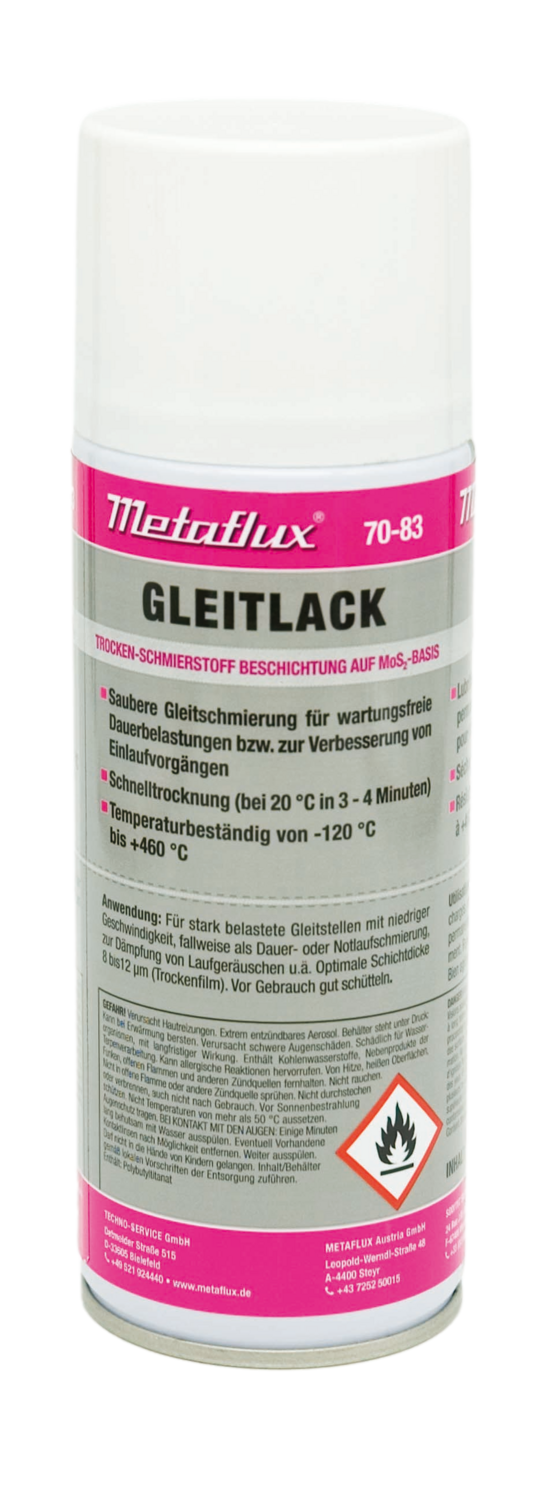 Metaflux droge smering op basis van MoS2 spray 400 ml