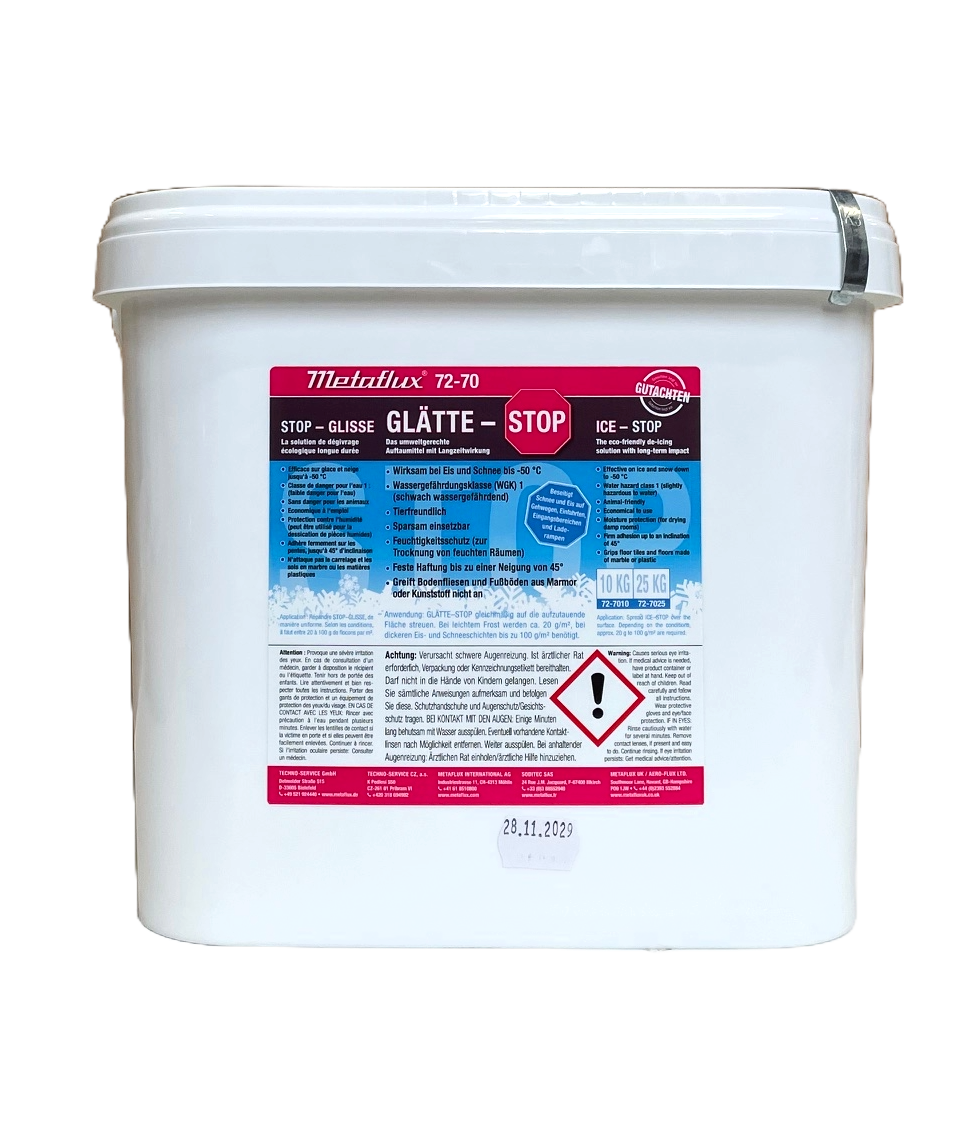 Metaflux glad stop ecologische dooikorrels emmer 10 kg