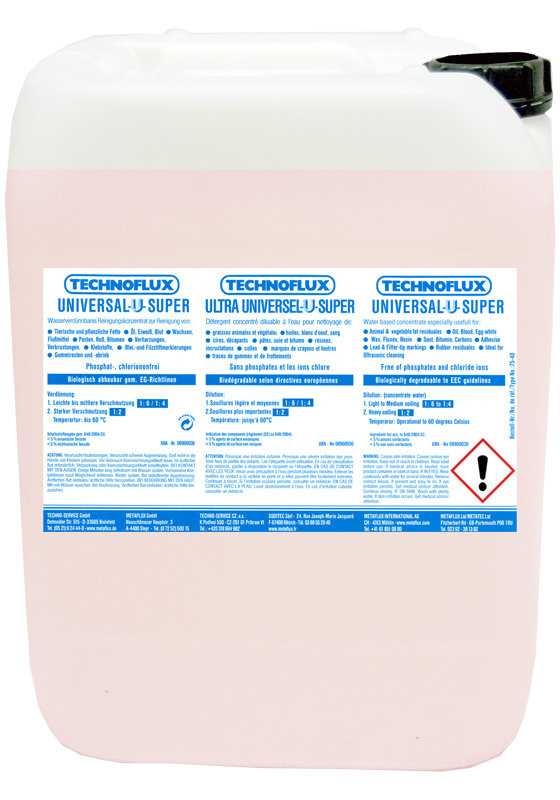 Metaflux ultrasoon reinigingsvloeistof 10 L