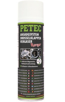 Petec inlaat en gasklep reiniger spray 500 ml