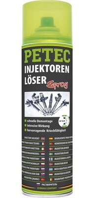 Petec spray losmaakmiddel voor injectoren en bougies 500 ml