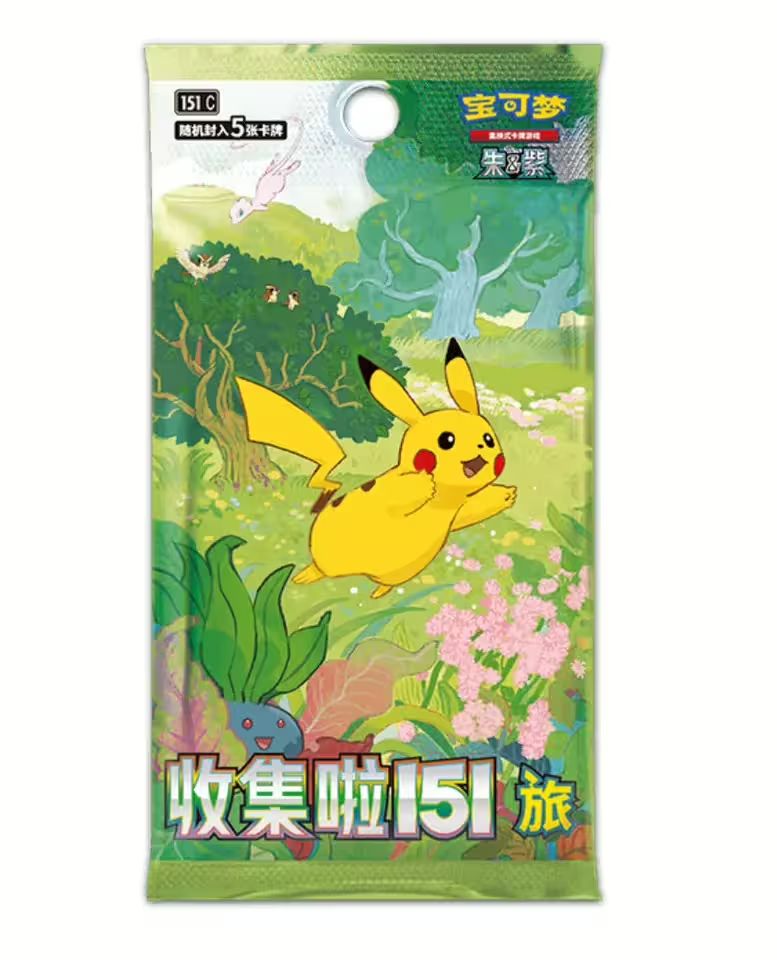 Pokémon TCG: Chinese 151C Collect Journey Slim Booster Pack - CHN