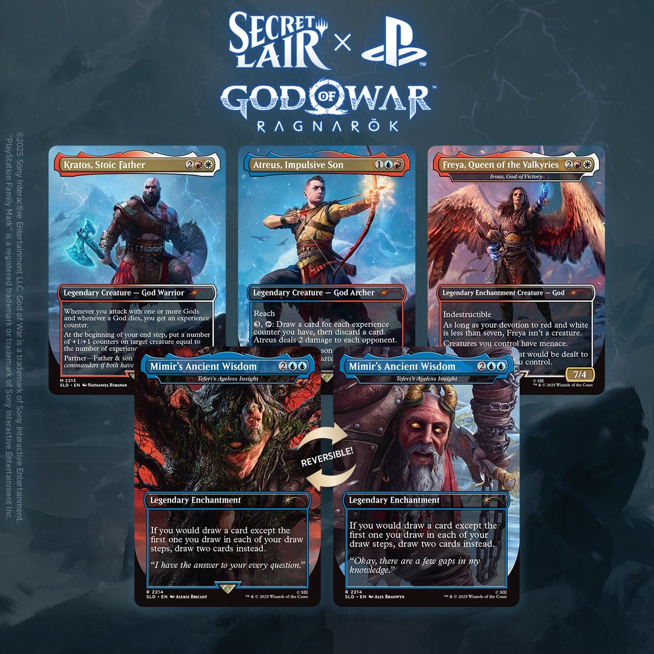 Magic the Gathering Secret Lair x PlayStation: God of War: Norse EN (Non-Foil)