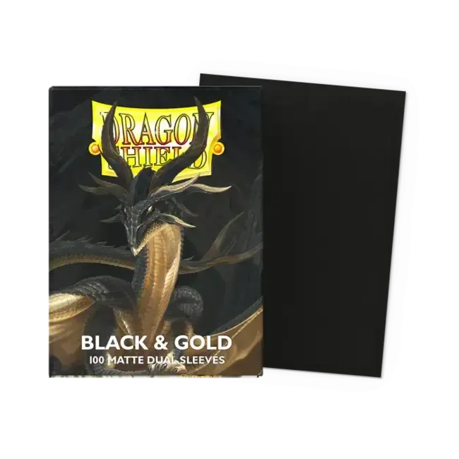 Dragon Shield Standard Dual Black &amp; Gold