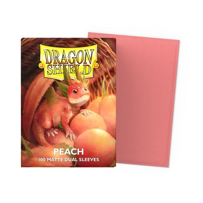 Dragon Shield Japanese Size Peach - Dual Matte