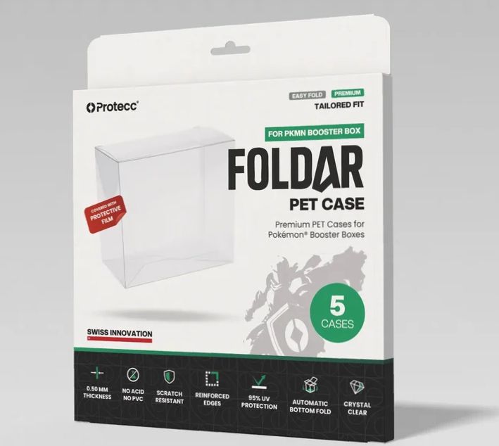 PET CASE POKÉMON BOOSTER BOXEN - 5ER PACK