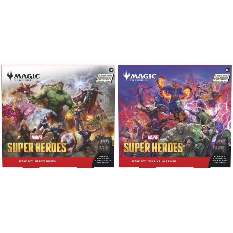 Magic: The Gathering | Marvel Super Heroes – Scene Boxes: Heroes United &amp; Villains Unleashed