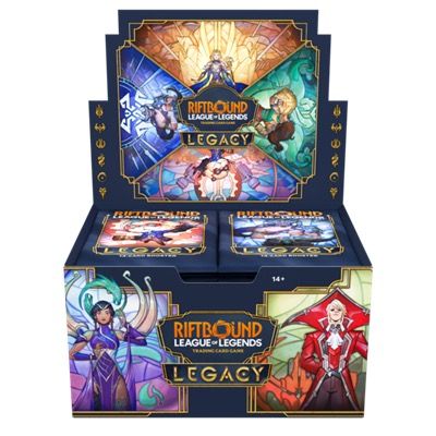 RIFTBOUND: LEAGUE OF LEGENDS TCG - LEGACY BOOSTER DISPLAY (24 PACKS) - EN