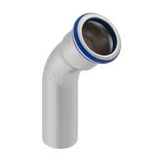 Mapress inox pers knie 45° FM