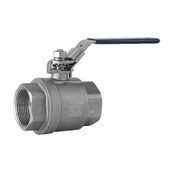 Kogelkraan, 2 delig, I/I, volle doorgang, PTFE dichting, AISI 316   1 1/2"