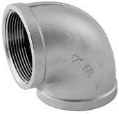 Bocht 90°, BI/BI, BSP, gegoten, 10 bar, AISI 316  11/2"