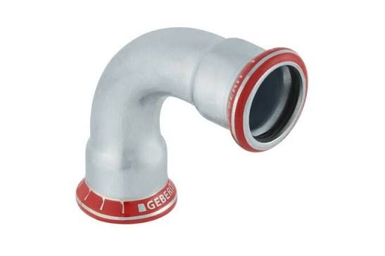 Mapress verzinkt staal pers bocht 90° FF  22 mm