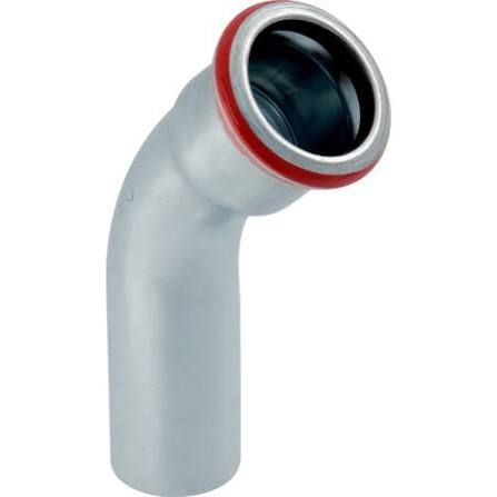 verzinkt staal pers knie 45° FM 54 mm