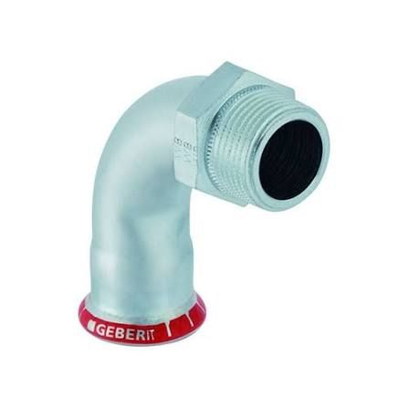 Mapress verzinkt staal pers bocht 90° FM 18x1/2" FM