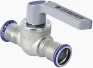 Mapress inox kogelkraan 15mm