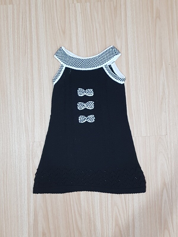 Dress with Bows (Black)