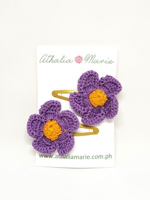 Crochet Flowers: Set 3 (Indigo)