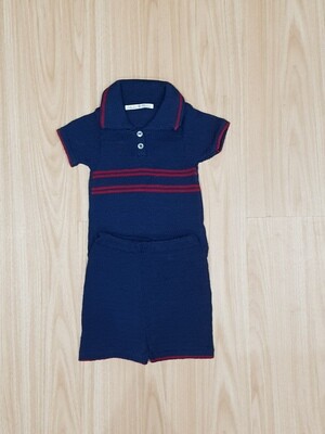 Navy and Red Set