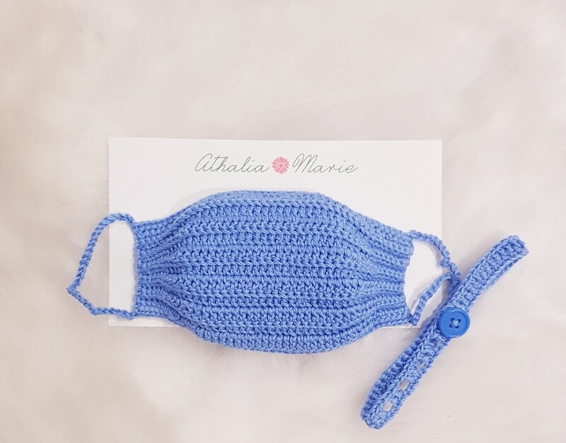 Cornflower Blue (6x4, with ear saver)