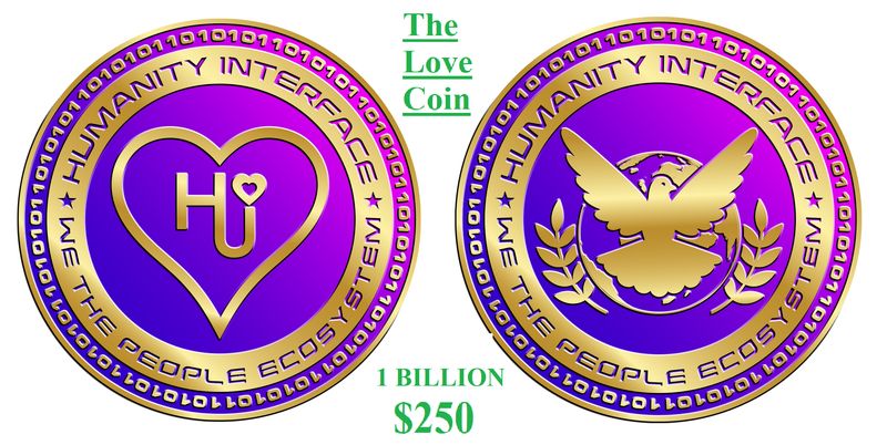 $250----1 BILLION LOVE COINS
