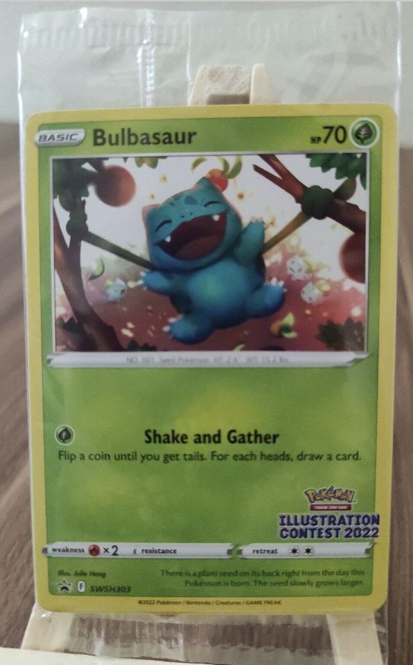 Illustration Contest 2022 Bulbasaur, Arcanine and Greninja (3 cards, Japanese Promos)