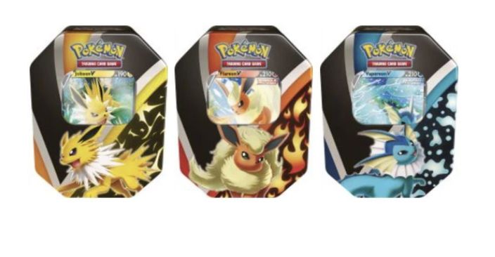 Pokemon TCG: Eevee Evolutions V Tins