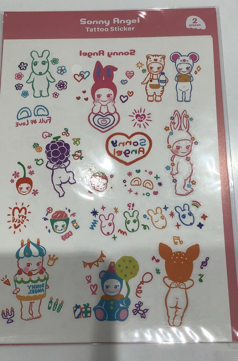 Sonny Angel Tattoo Stickers
