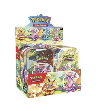 Pokemon: Prismatic Evolutions Mini Tins Display (8 tins)