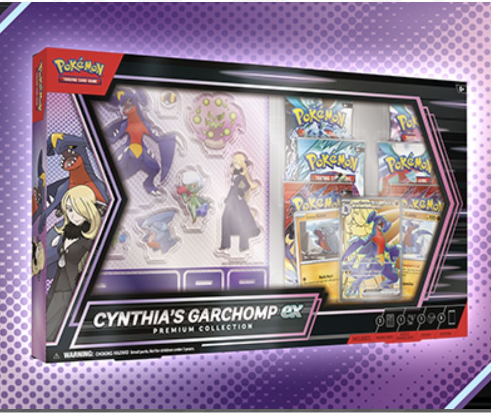 Cynthia's Garchomp ex Premium Collection