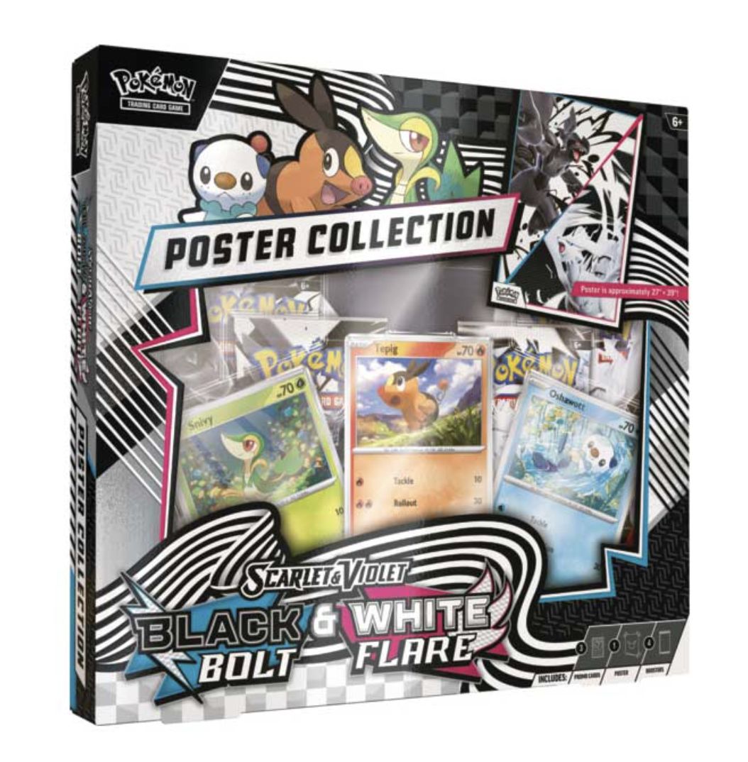 Pokemon SV10.5: Black &amp; White Unova Poster Collection