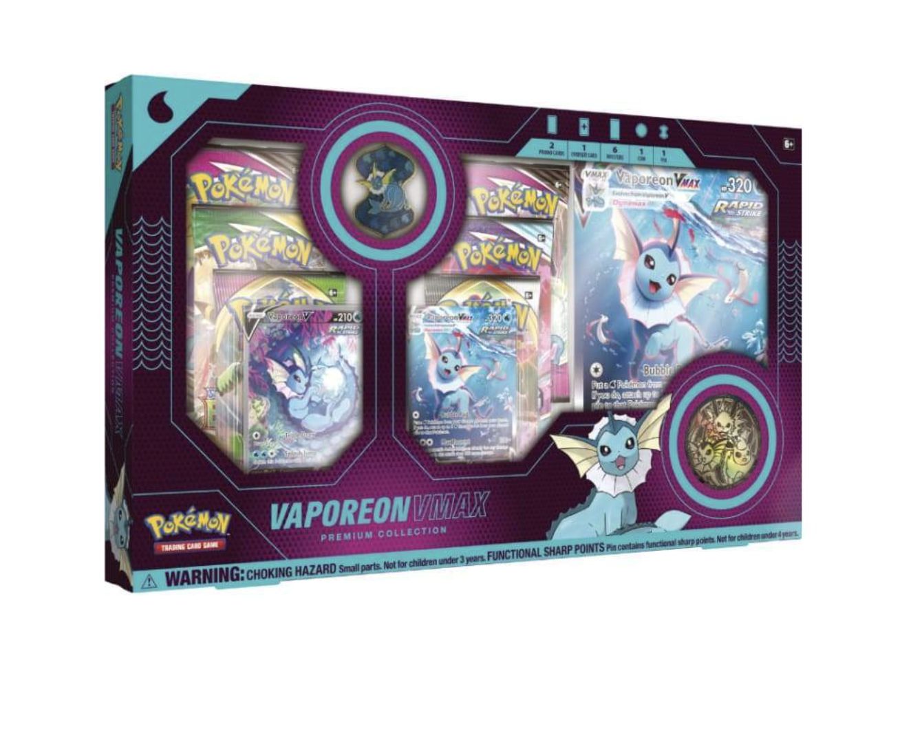 Vaporeon VMAX Premium Collection Box