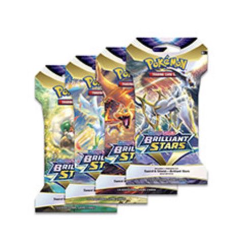 Pokémon TCG: Sword &amp; Shield—Brilliant Stars Sleeved Booster Pack