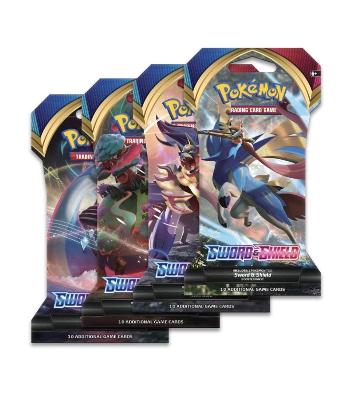 Sword &amp; Shield Base Sleeved Booster Pack