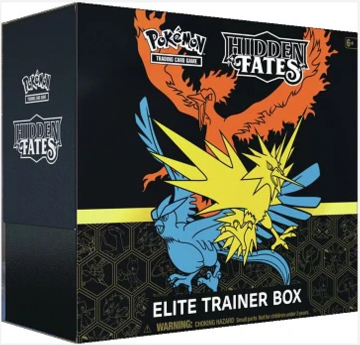 Pokemon TCG: Sun &amp; Moon - Hidden Fates Elite Trainer Box ETB