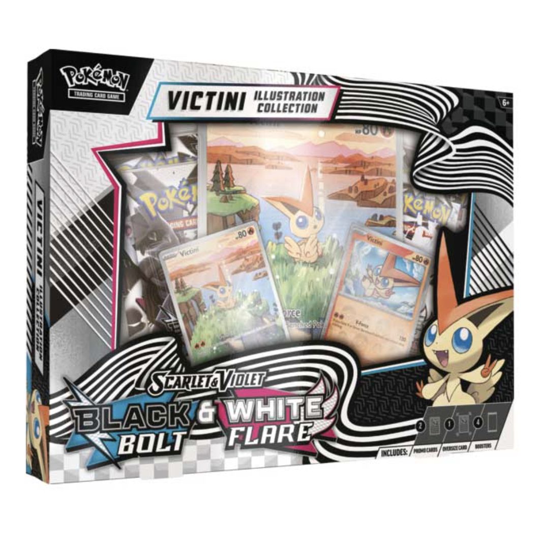 Pokemon SV10.5: Black &amp; White Unova Victini Illustration Collection