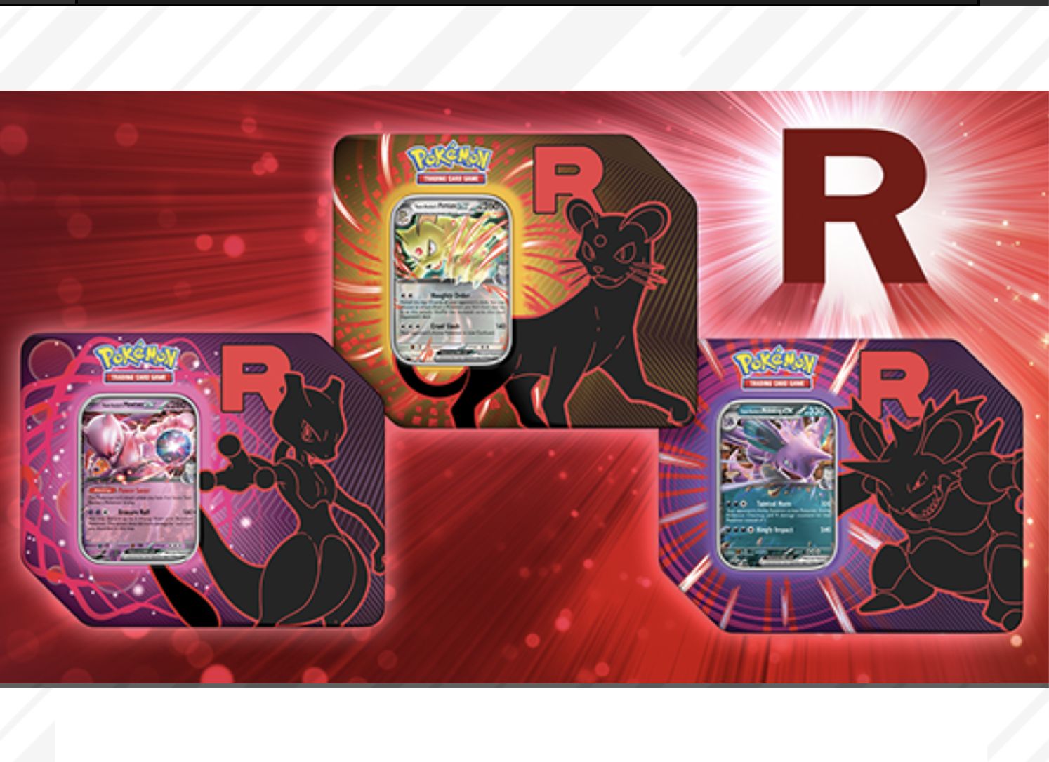 Pokemon 2025 Team Rocket Tin