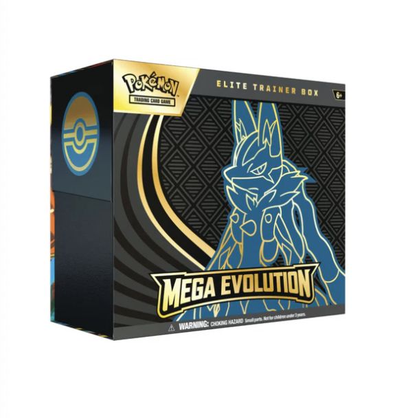 Mega Evolution Base Set Elite Trainer Box ETB, Pokemon: Lucario