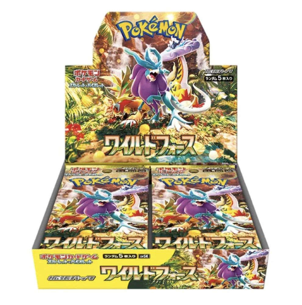 Pokemon Card Booster Box Wild Force sv5K (Japanese)
