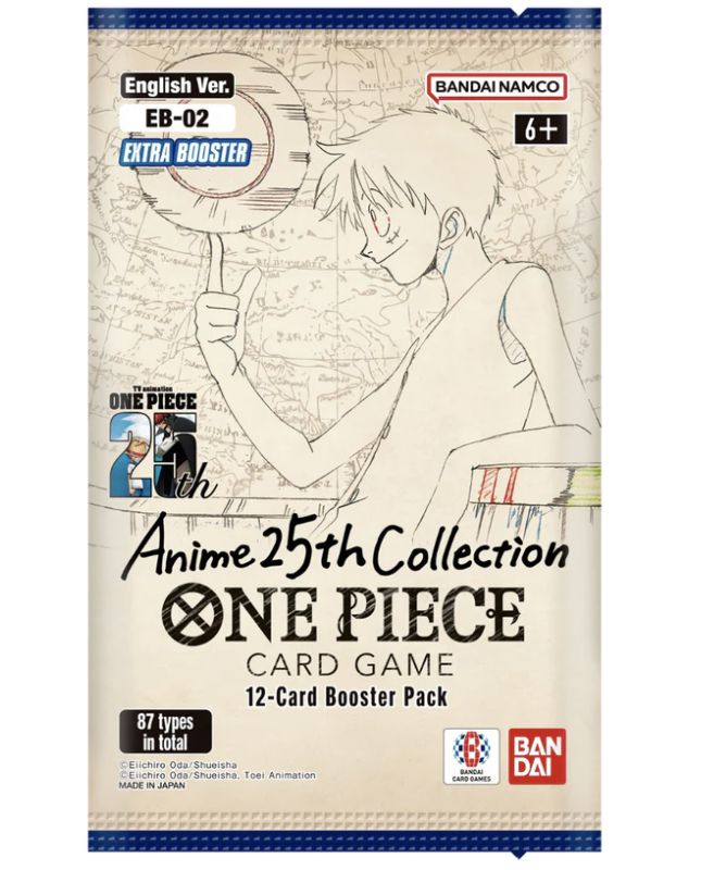 One Piece EB-02 Extra Booster Anime 25th Anniversary Booster Pack