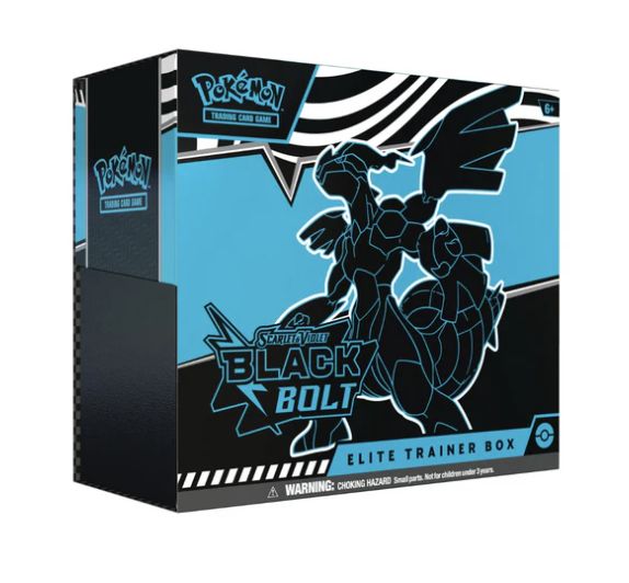 Pokemon SV10.5: Black &amp; White Unova Elite Trainer Box ETB, Type: Black Bolt