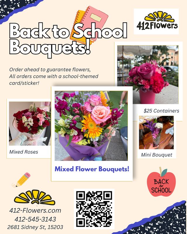 Carnation Mini Bouquet - Back to School!