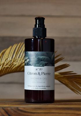 Caja con 6 dispensadores de shower gel de 300 ml Citron &amp; Pierre