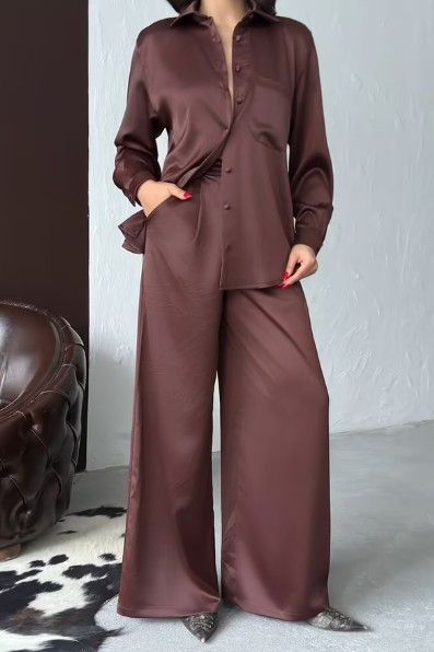 Elegant Wide Leg High Waist Palazzo Pants
