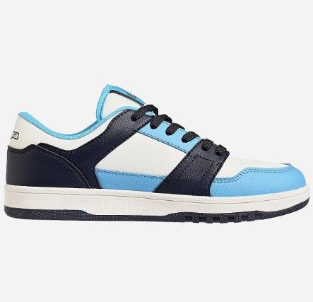 Kappa Logo Rernal Kids' Sneakers – White, Blue &amp; Navy