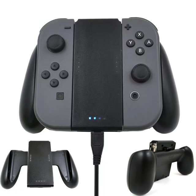 Chargeable Left Right Comfort Hand Grip Holder For Nintendo Switch Joy-Con NS Handle Grip Controller Charger Chargeable Left Right Comfort Hand Grip Holder For Nintendo Switch Joy-Con NS Handle Grip Controller Charger