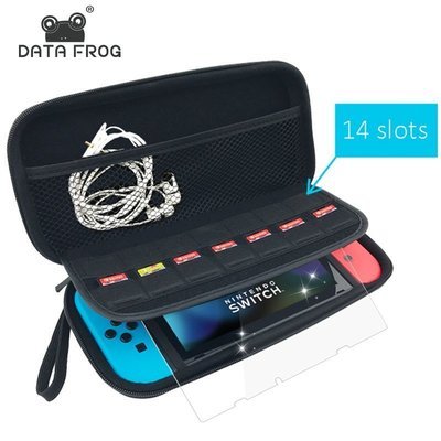 Data Frog Protective Hard Carry Case For Nintendo Switch Travel Anti Shock Storage Bag