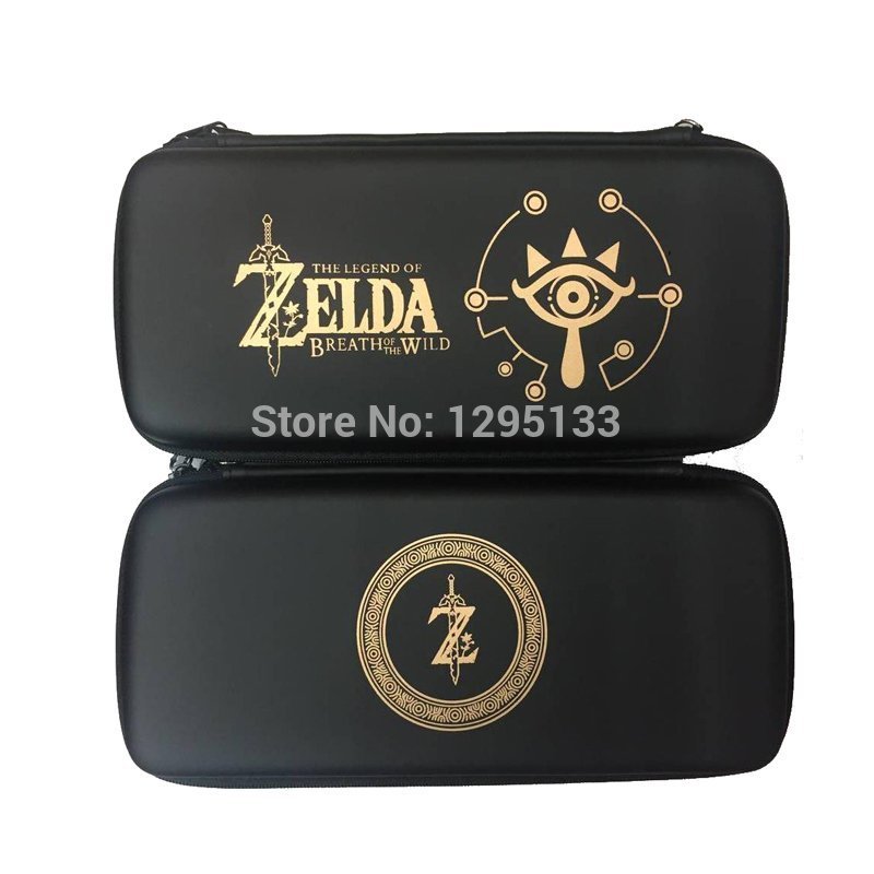 Legend of Zelda and Resident Evil Protective Tracel Storage Bag Case Cover For Nintendo Switch NS Console Pouch Bag with Screen Protector