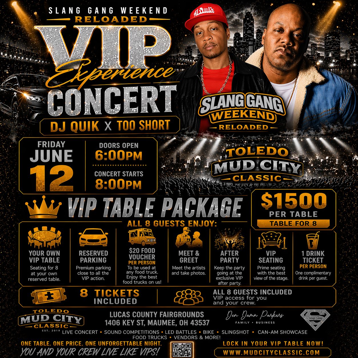 VIP Concert Table Package