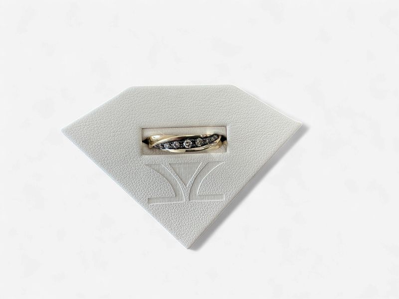 14k Honey Gold Levian 1/6 ct Chocolate Diamond Ring